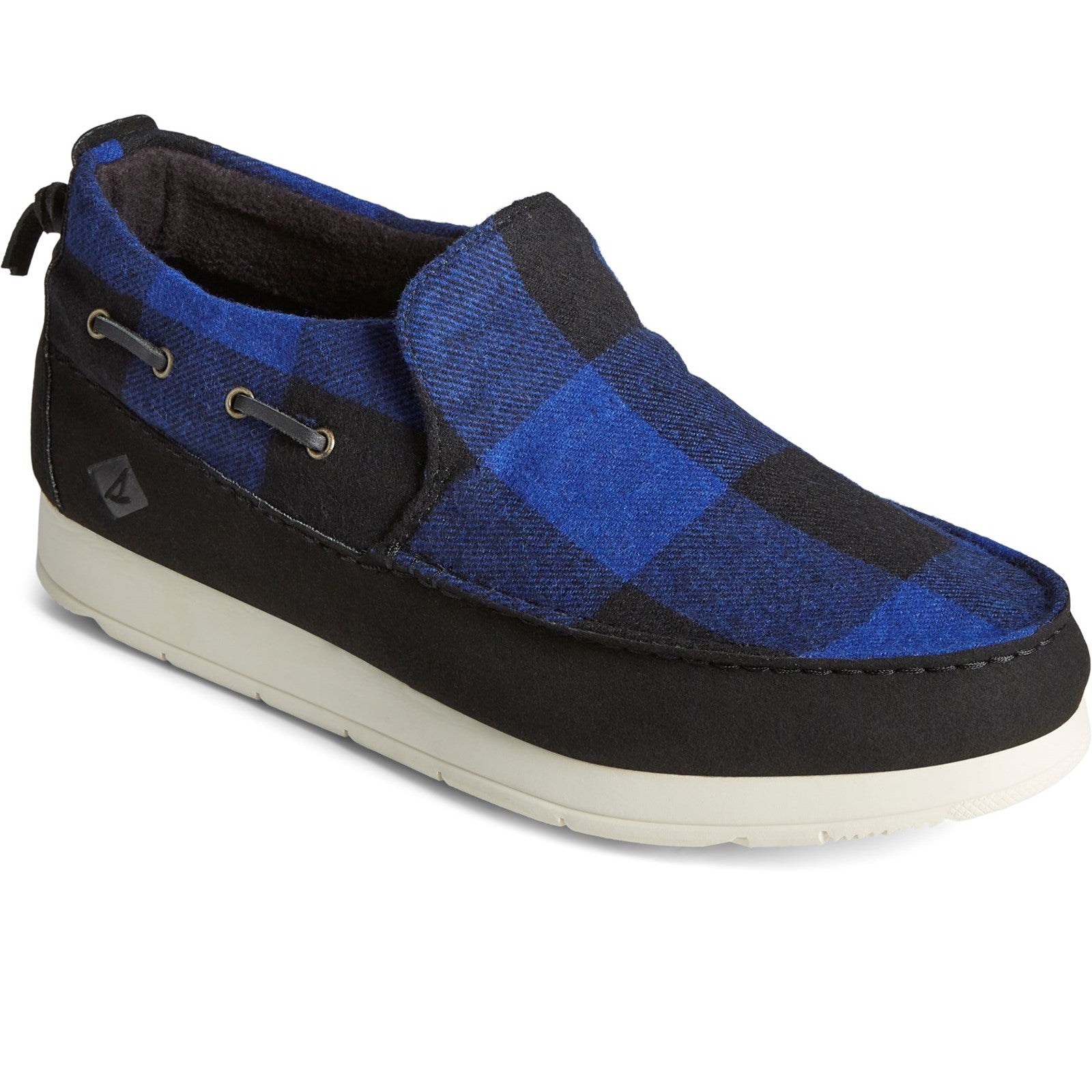 Men's Sperry Blue Moc-Sider Buffalo Check Shoes – SperryUK