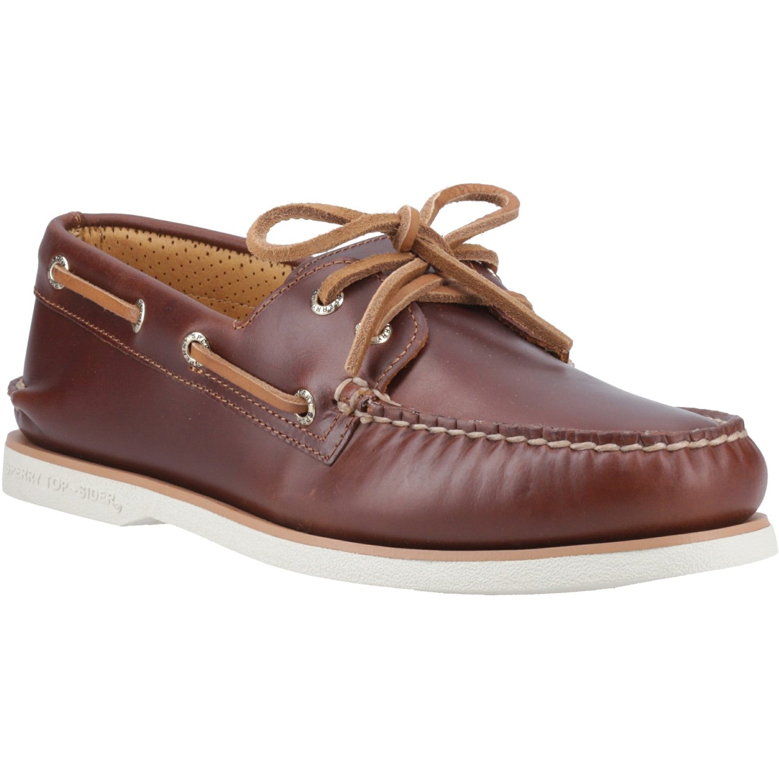 Authentic Gold Cup Boat Shoe Tan