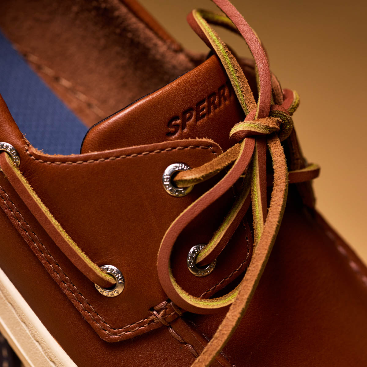 Men's Strake 2-Eye Boat Shoe Dark Brown