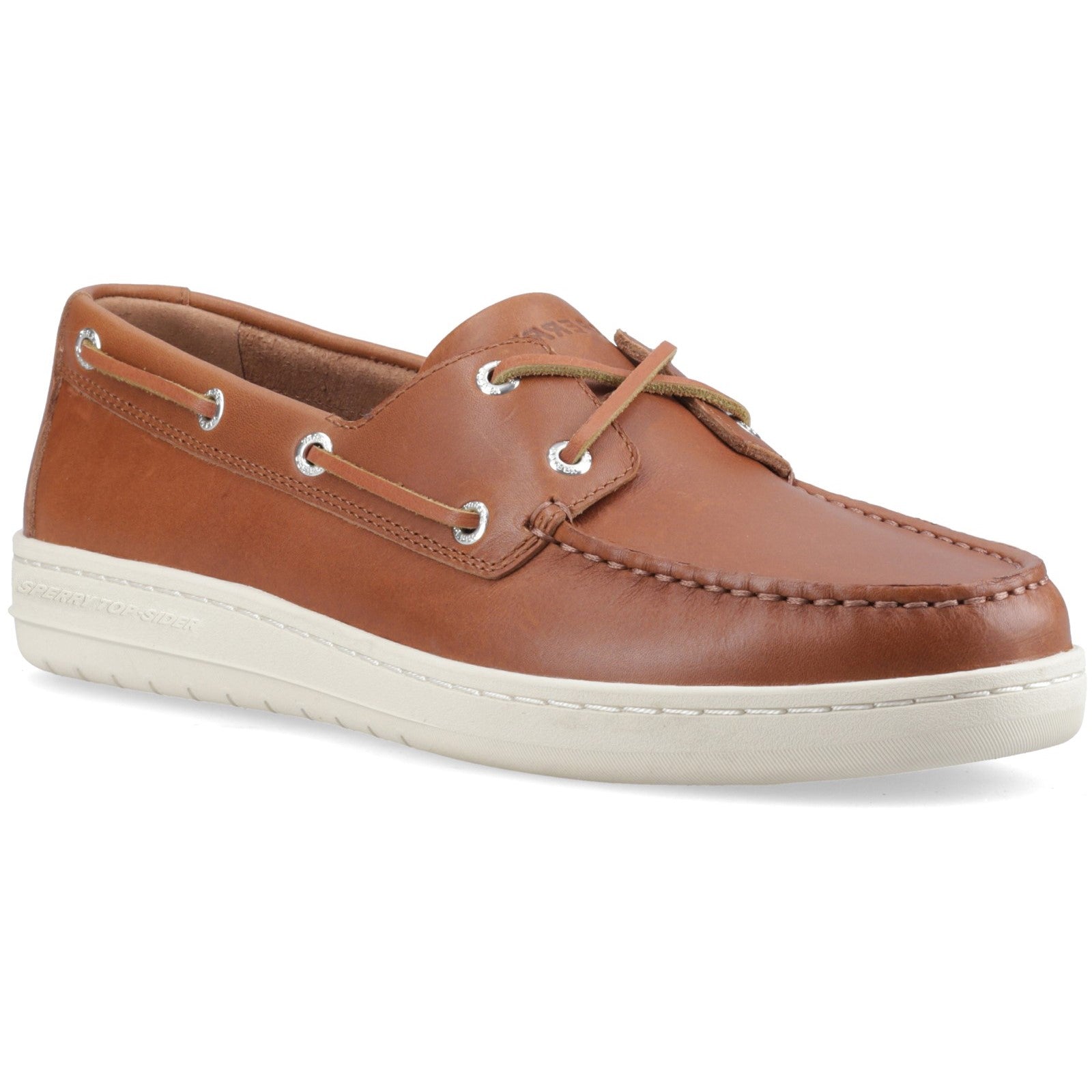 Strake 2-Eye Boat Shoe Dark Brown