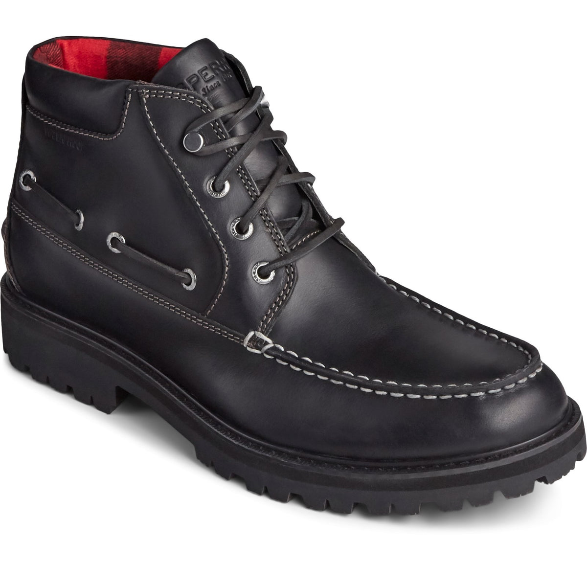 Men\'s Sperry A/O Lug Chukka Black Size 12 Noir STS25303 New Newbury Chelsea Lug Boot Black | Sperry main image 4