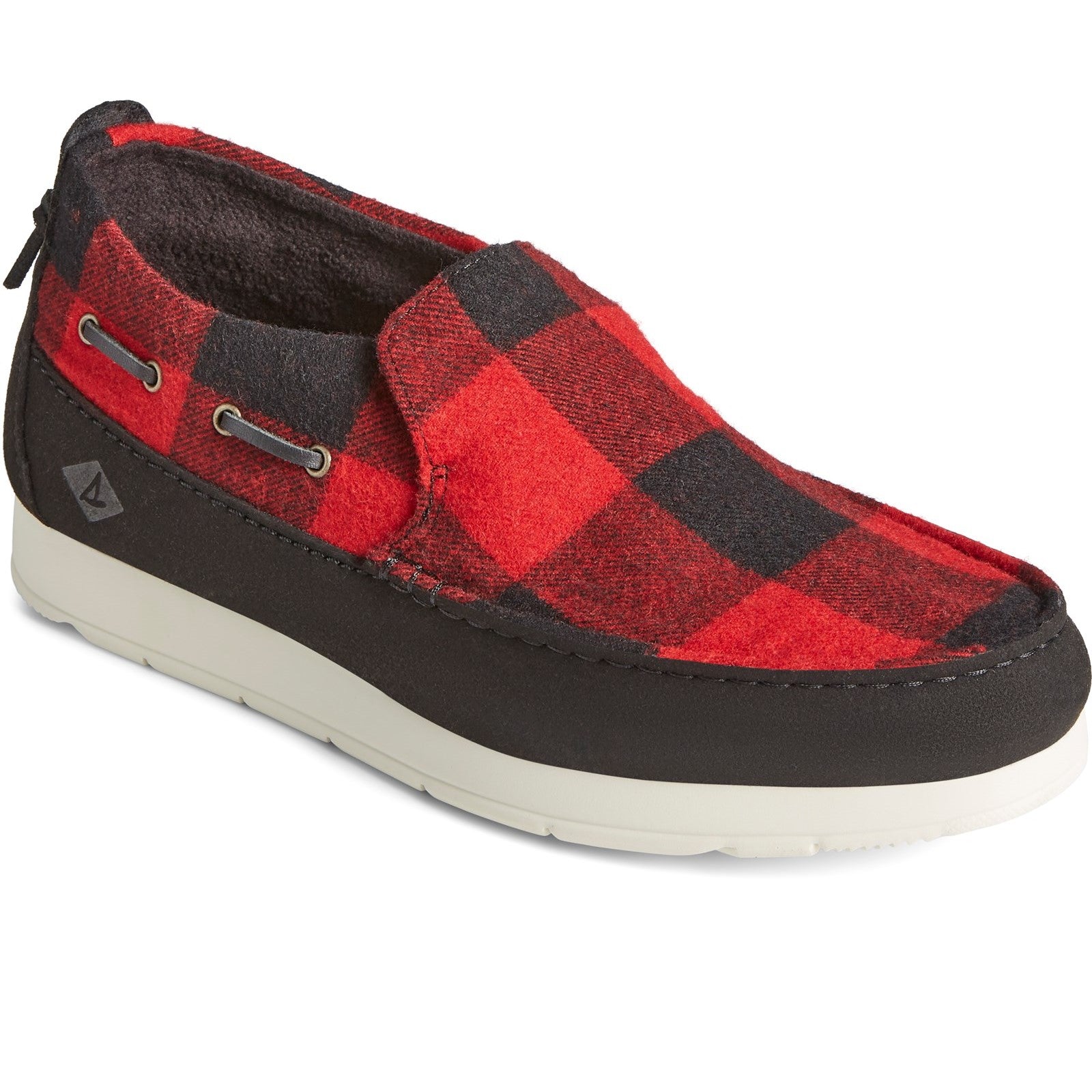 Men's Sperry Red Moc-Sider Buffalo Check Shoes – SperryUK