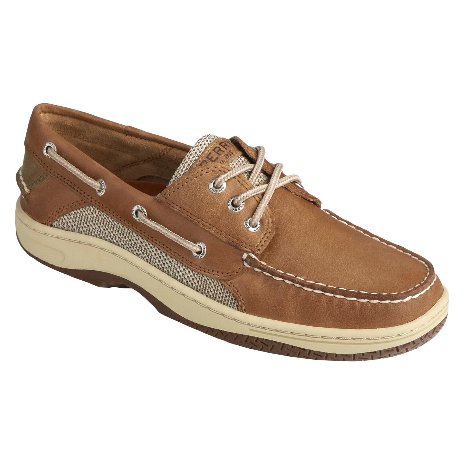 Billfish 3-Eye Boat Shoe Dark Tan