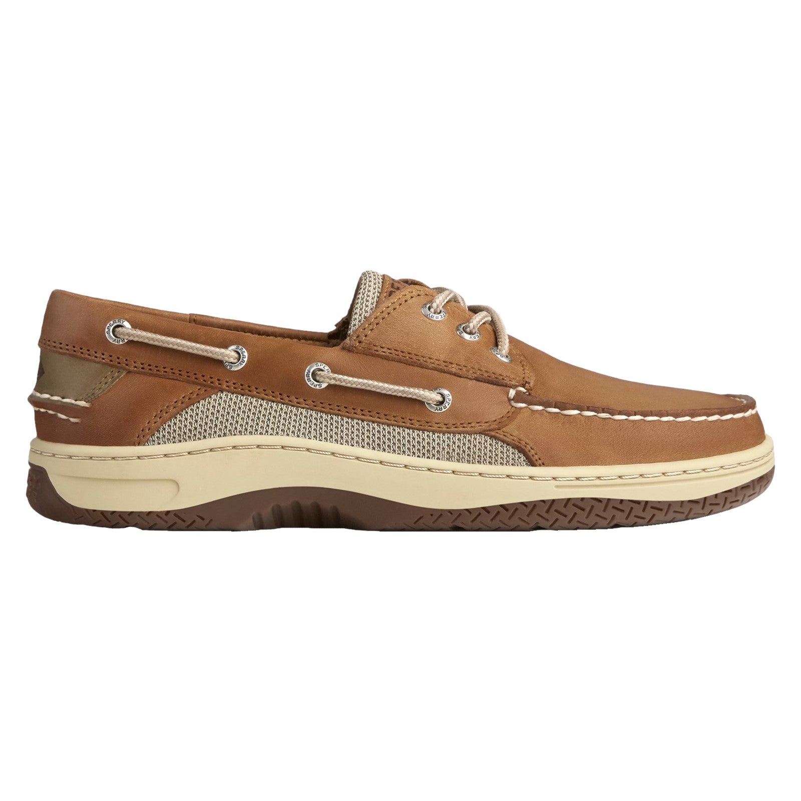 Billfish 3-Eye Boat Shoe Dark Tan