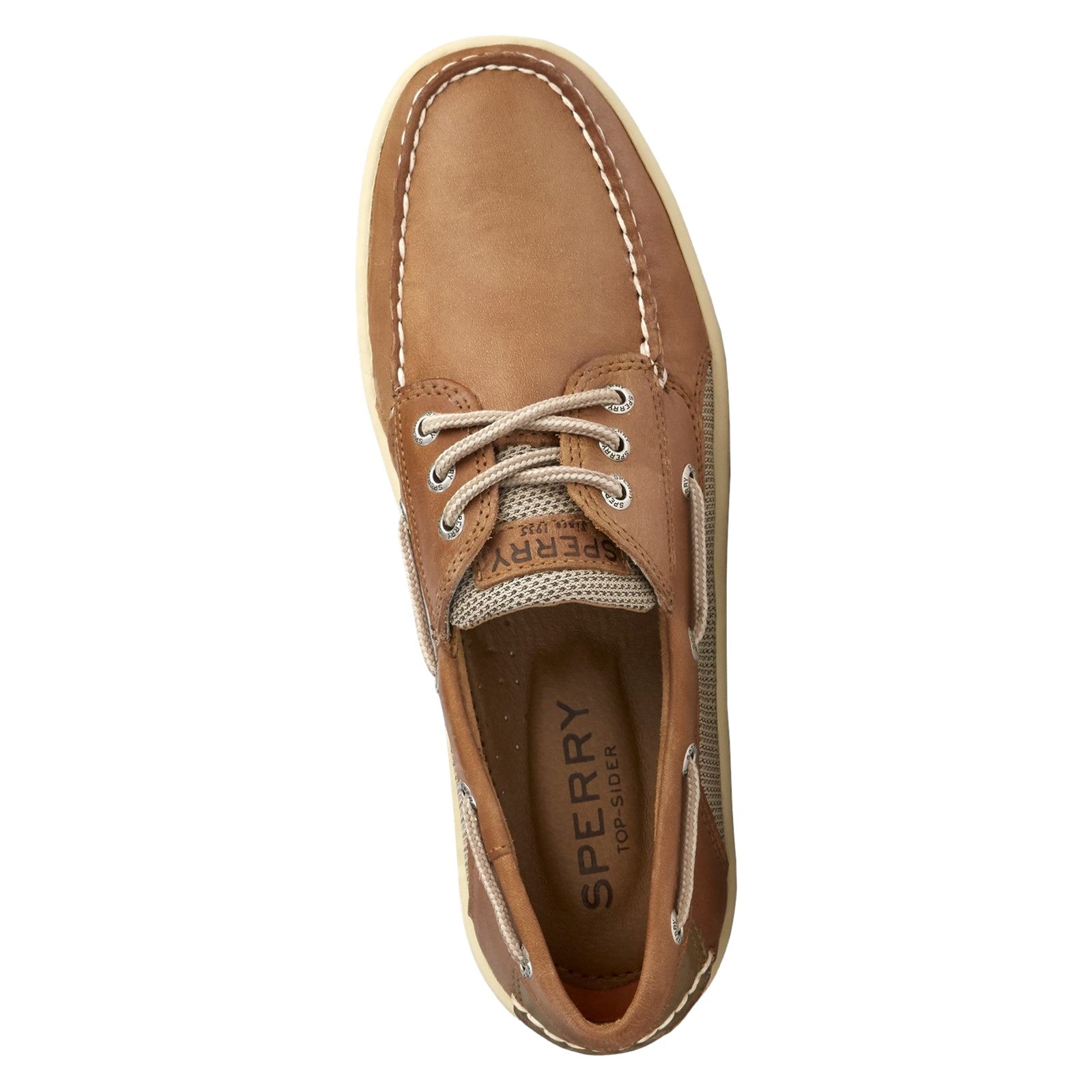 Billfish 3-Eye Boat Shoe Dark Tan