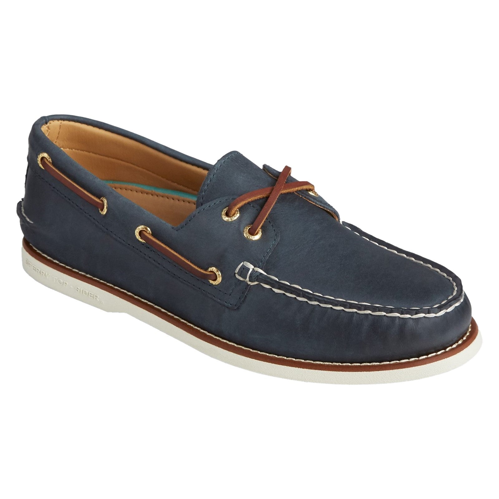 Gold Cup Authentic 2 Eye Boat Shoe Navy