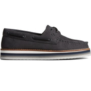 Authentic Original Stacked Boat Shoe Black