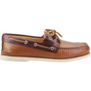Authentic Gold Cup Boat Shoe Tan