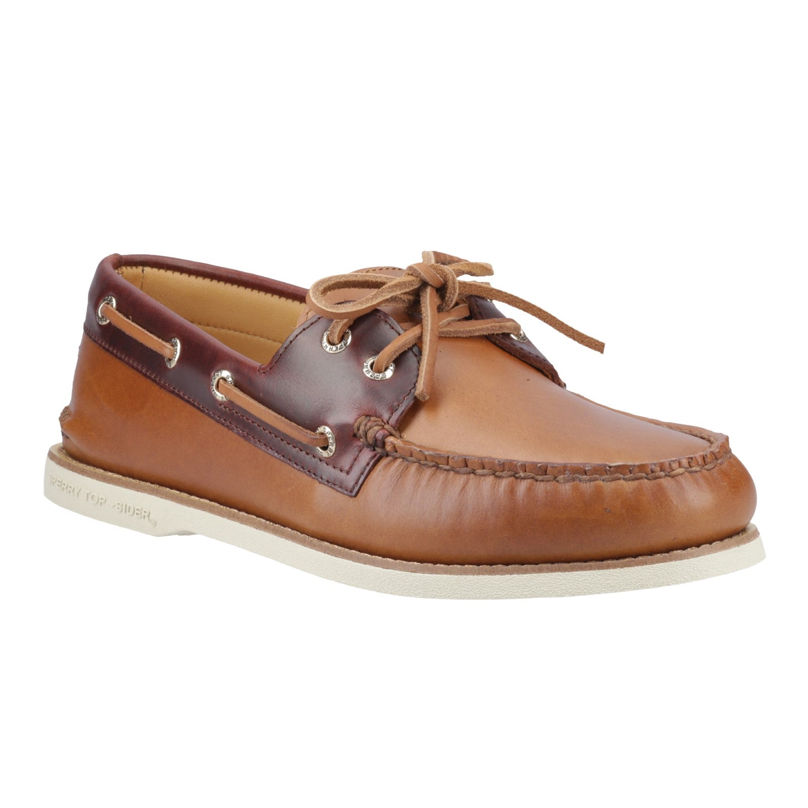 Authentic Gold Cup Boat Shoe Tan