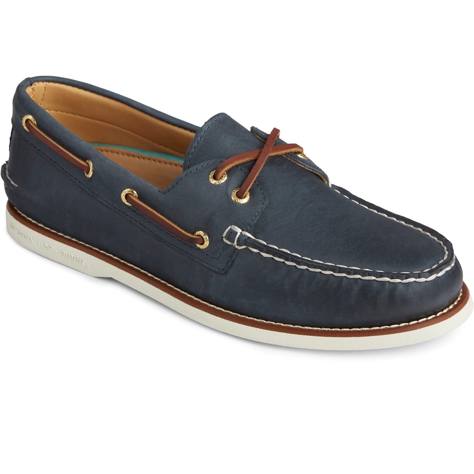 Gold Cup Authentic 2 Eye Boat Shoe Navy