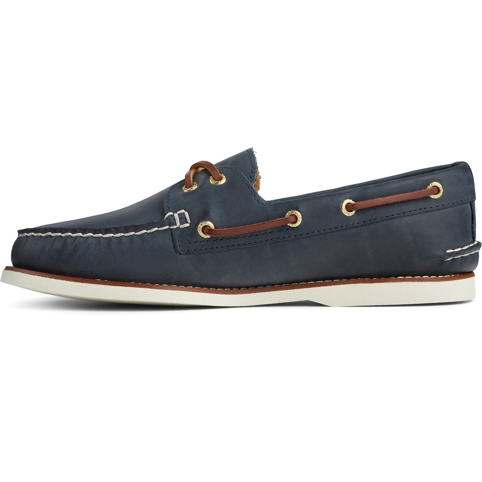 Gold Cup Authentic 2 Eye Boat Shoe Navy