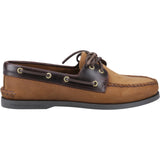 Authentic 2 Eye Boat Shoe Brown