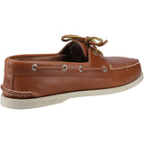 Authentic 2 Eye Boat Shoe Tan