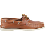 Authentic 2 Eye Boat Shoe Tan