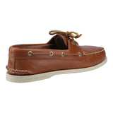 Authentic 2 Eye Boat Shoe Tan