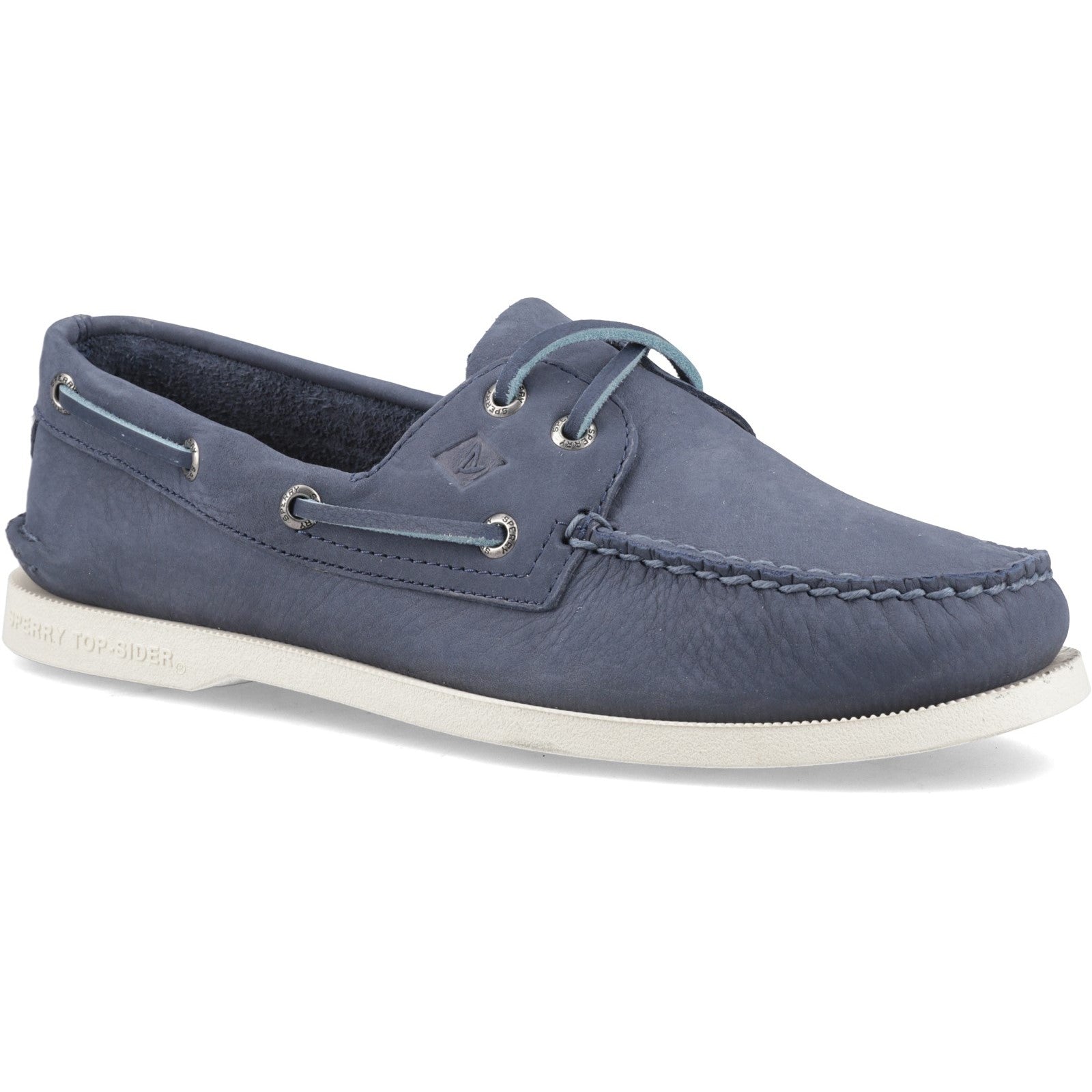 Authentic 2 Eye Boat Shoe Dark Blue
