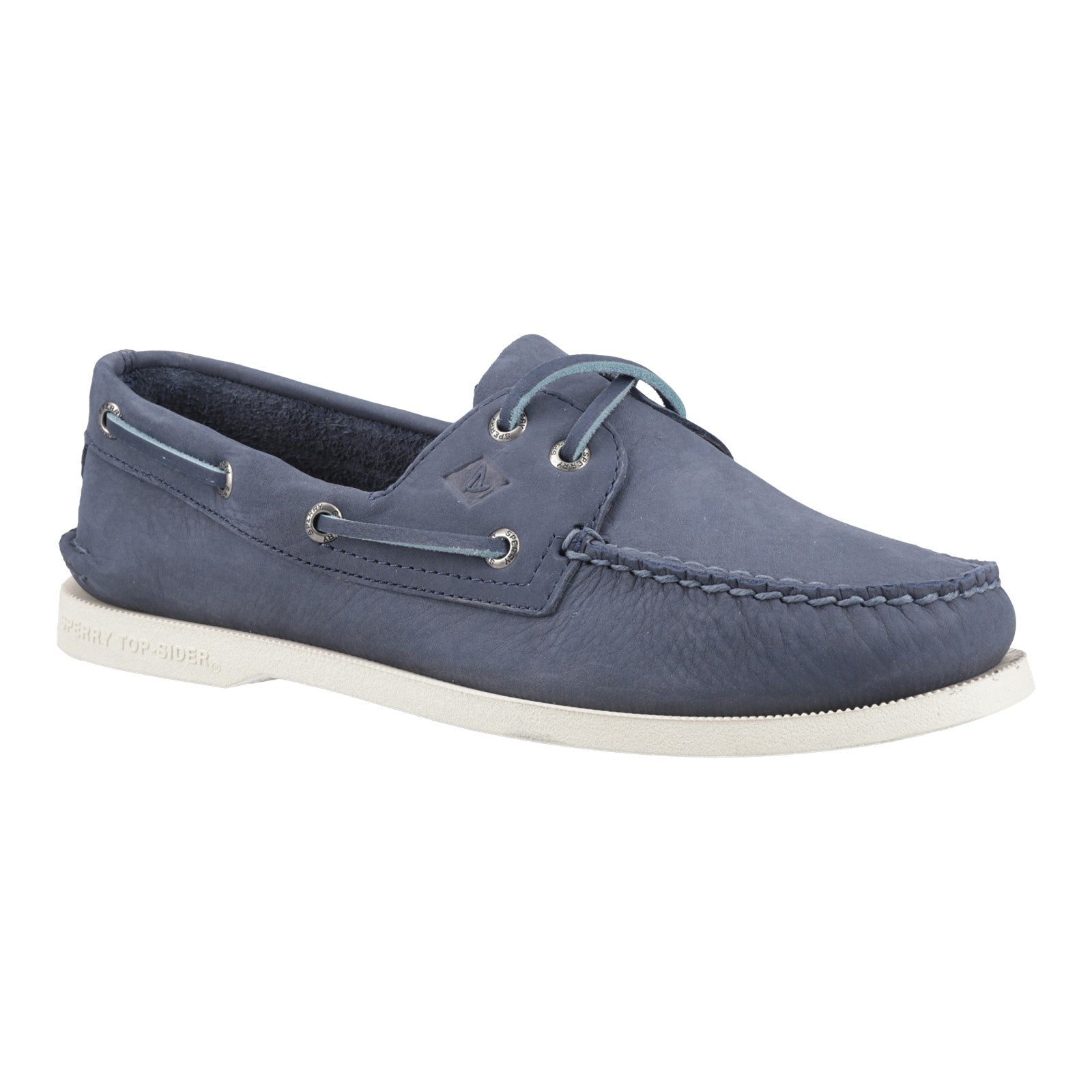 Authentic 2 Eye Boat Shoe Dark Blue