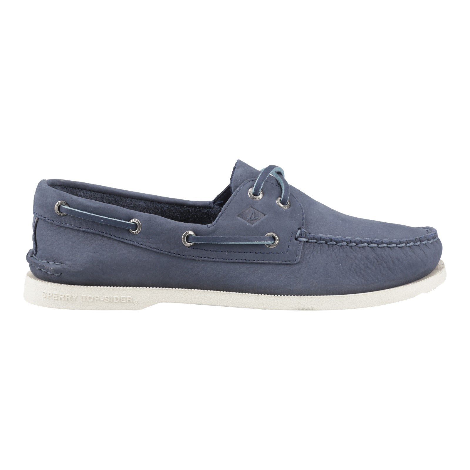 Authentic 2 Eye Boat Shoe Dark Blue