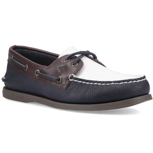 navy-white-brown
