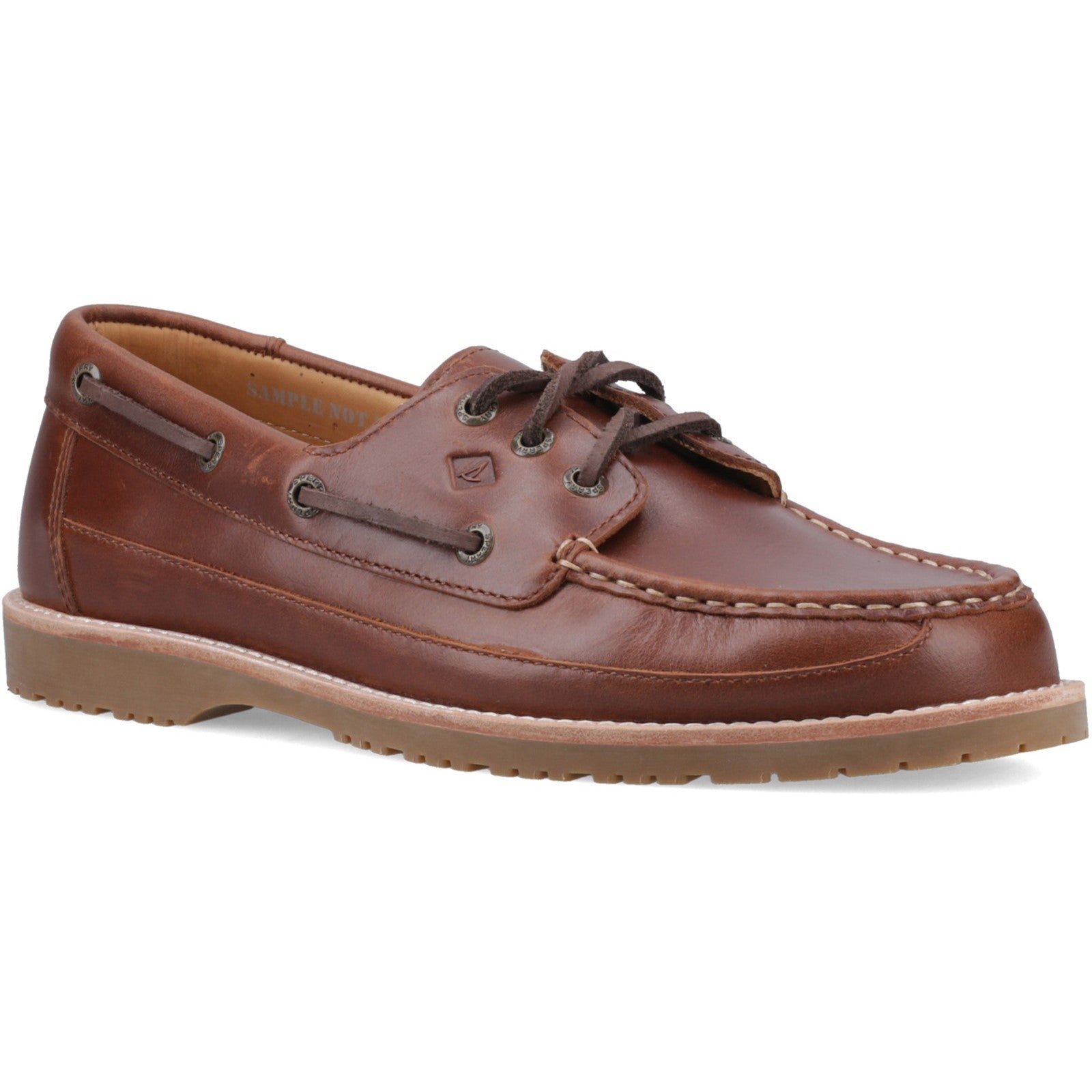 Mini Lug 3 Eye Shoe Brown