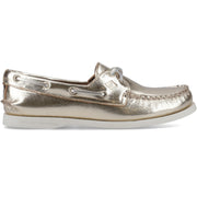 Authentic 2 Eye Boat Shoe Gold