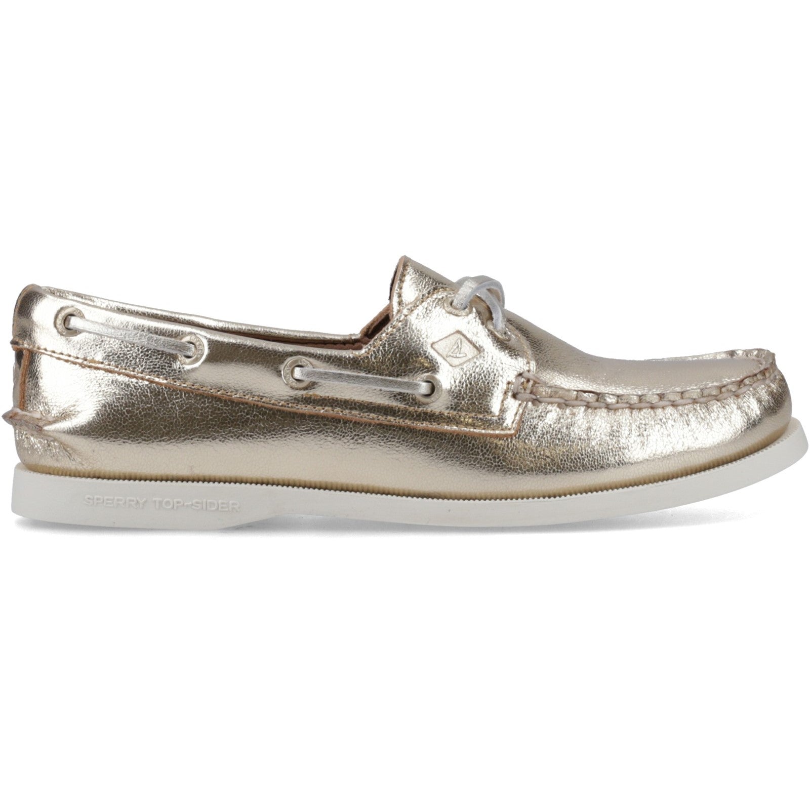 Authentic 2 Eye Boat Shoe Gold