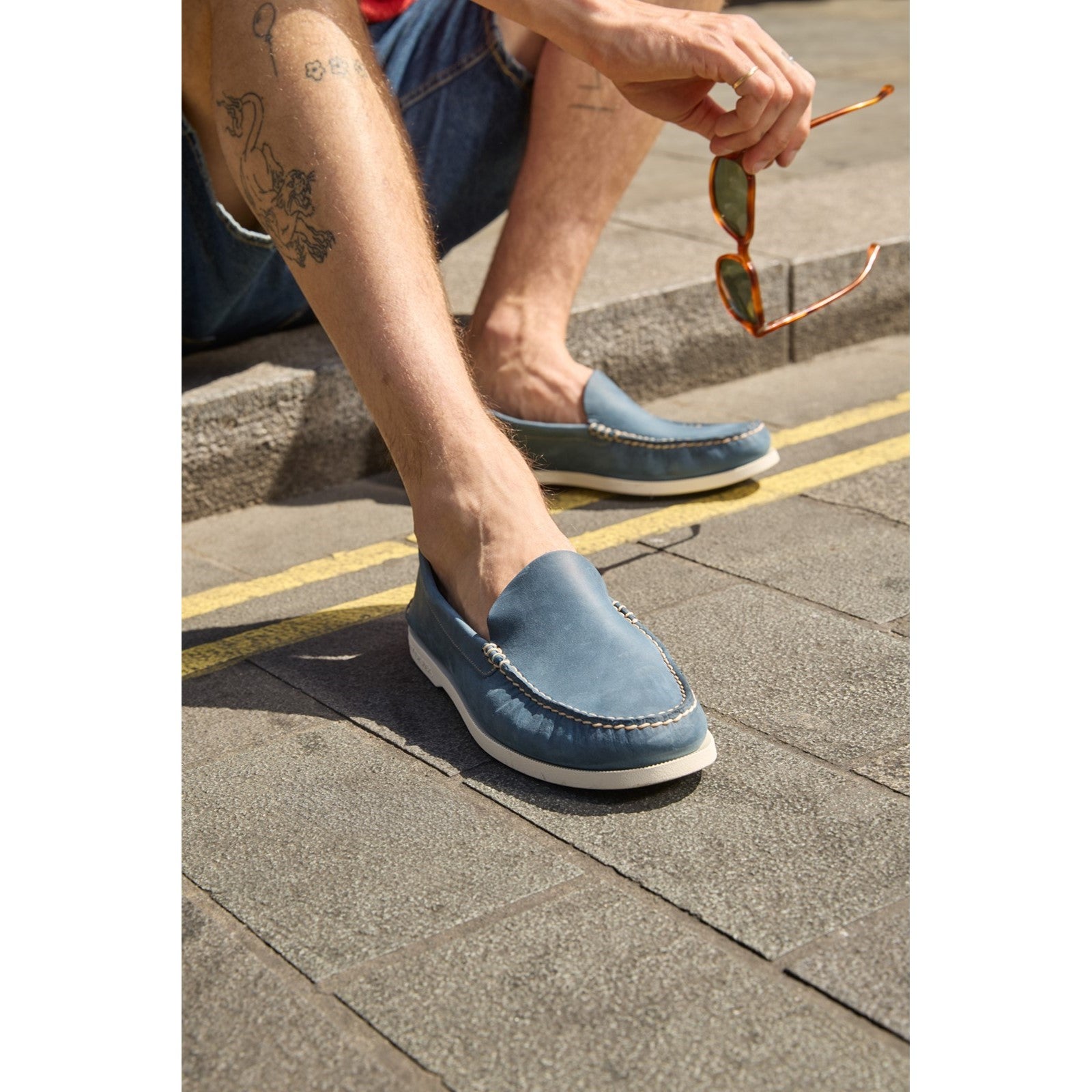 Authentic Venetian Shoe Navy