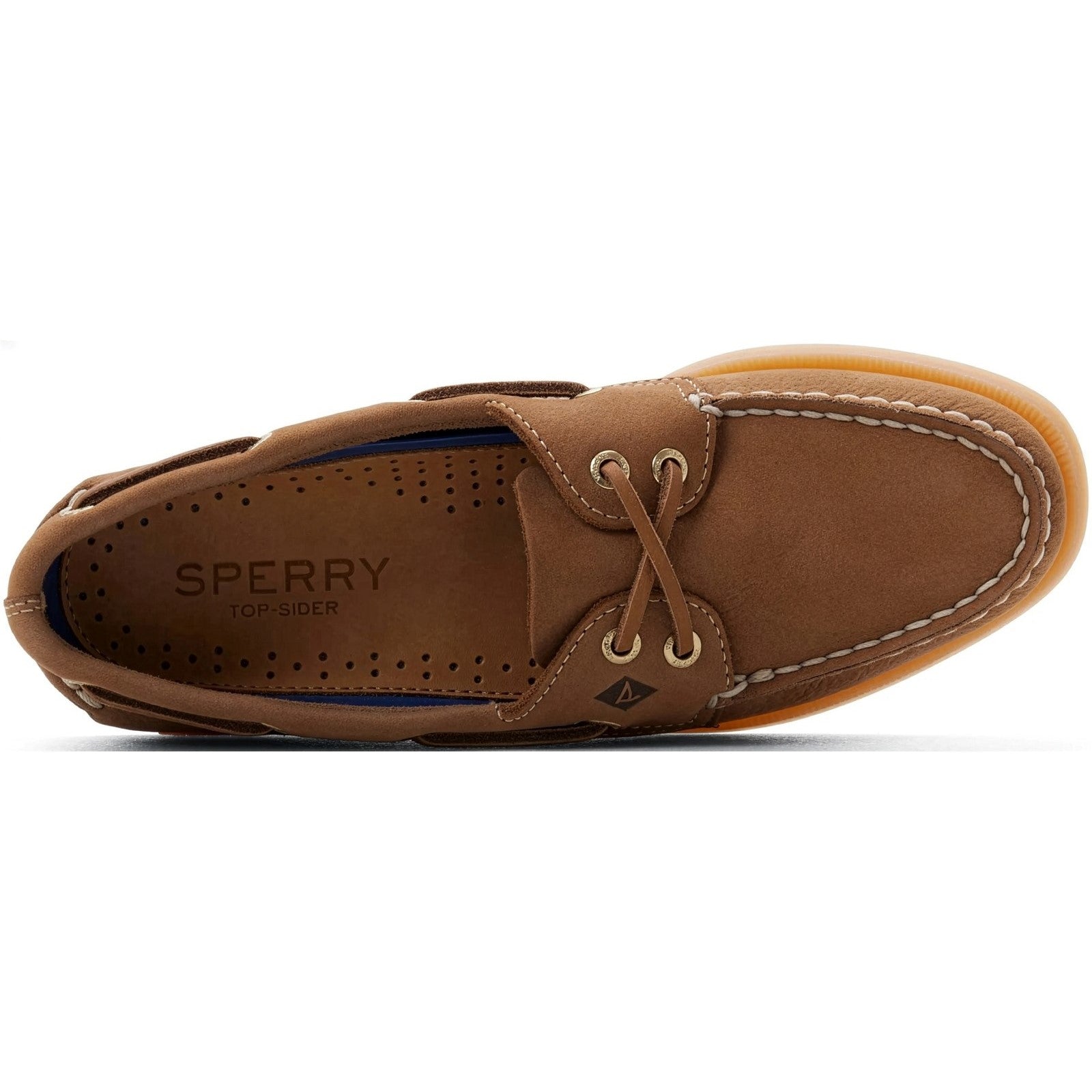 Authentic 2 Eye Boat Shoe Tan