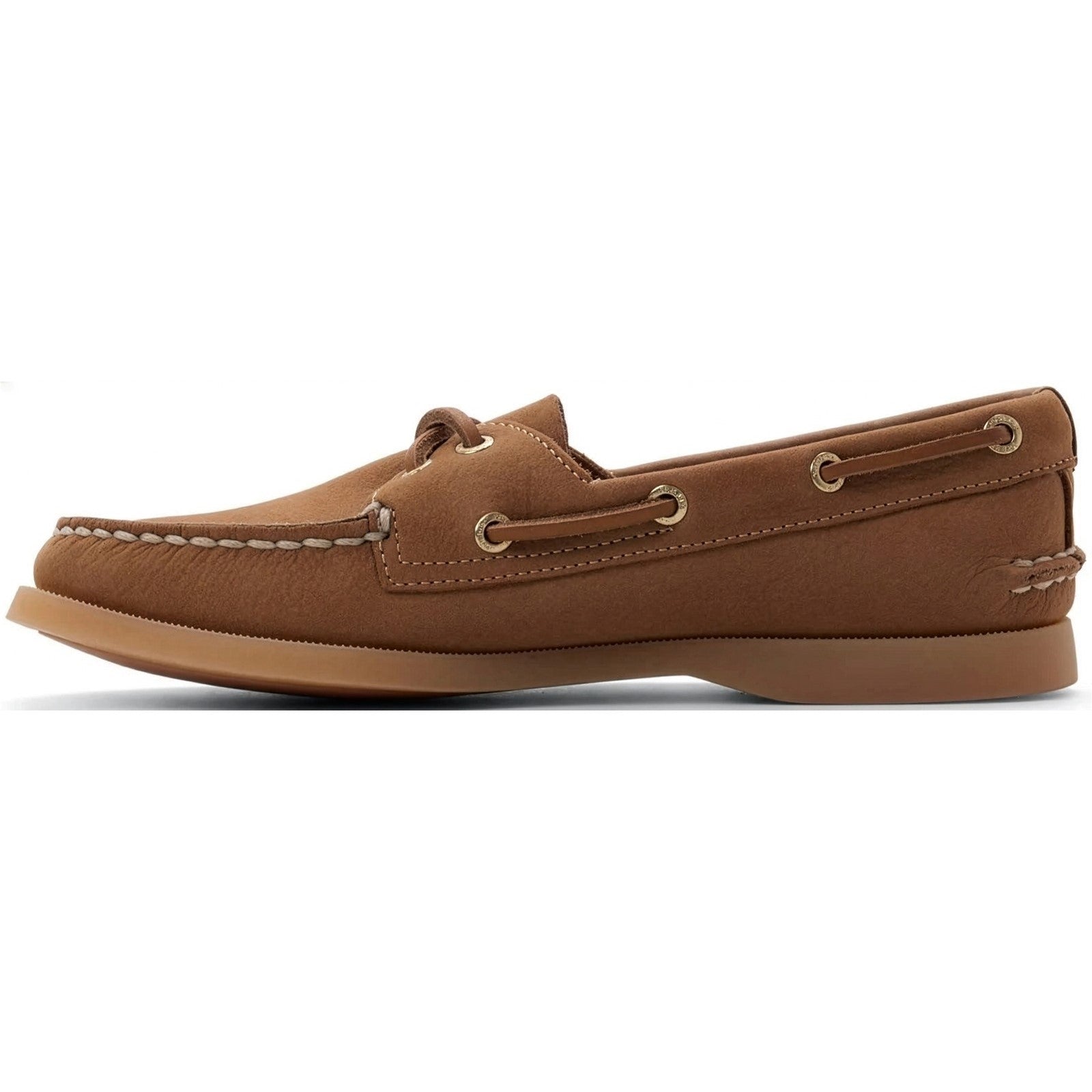Authentic 2 Eye Boat Shoe Tan