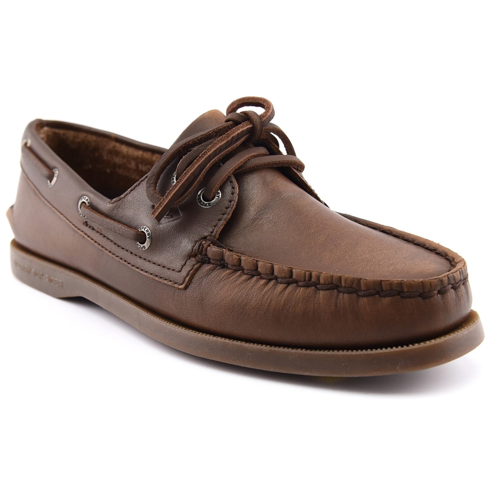 Authentic 2 Eye Boat Shoe Brown