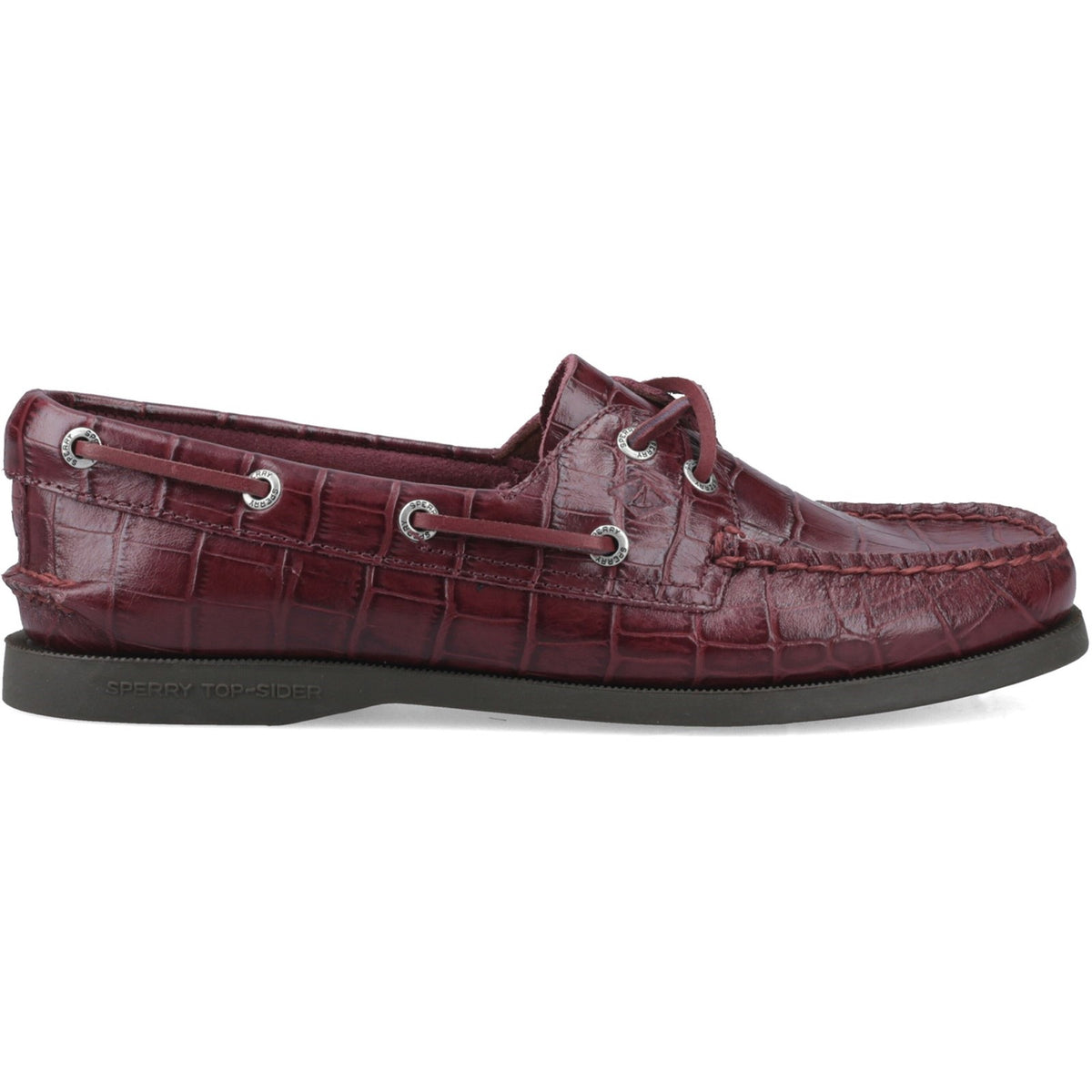 AUTHENTIC ORIGINAL 2-EYE BOAT SHOE Dark Red
