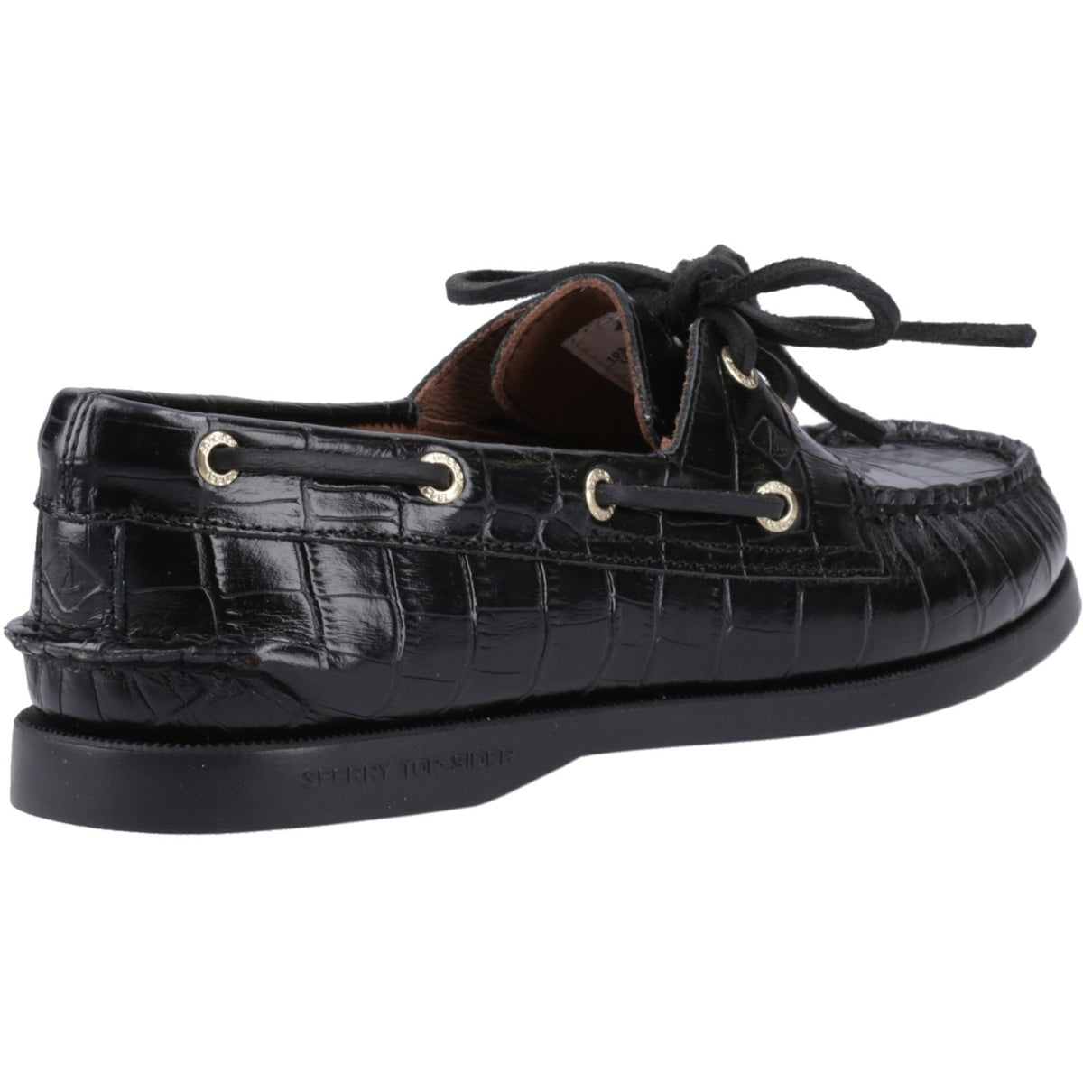 Authentic Original 2 Eye Boat Shoe Black