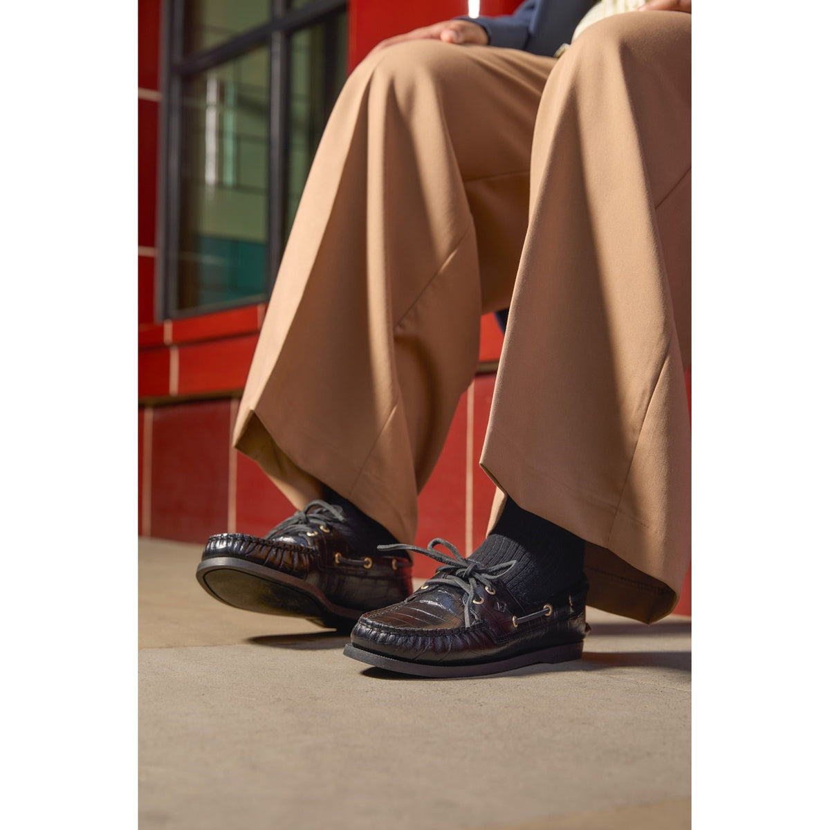 Authentic Original 2 Eye Boat Shoe Black