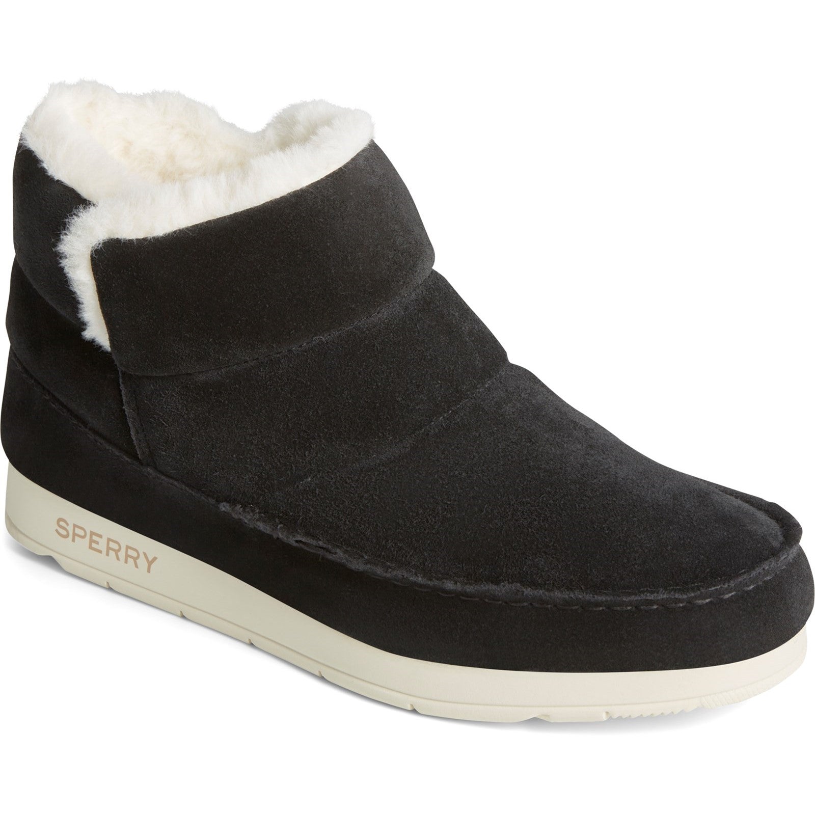 Moc-Sider Bootie Leather Shoe Black