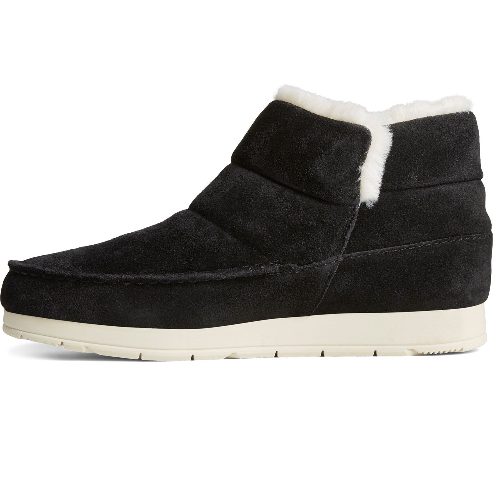 Moc-Sider Bootie Leather Shoe Black