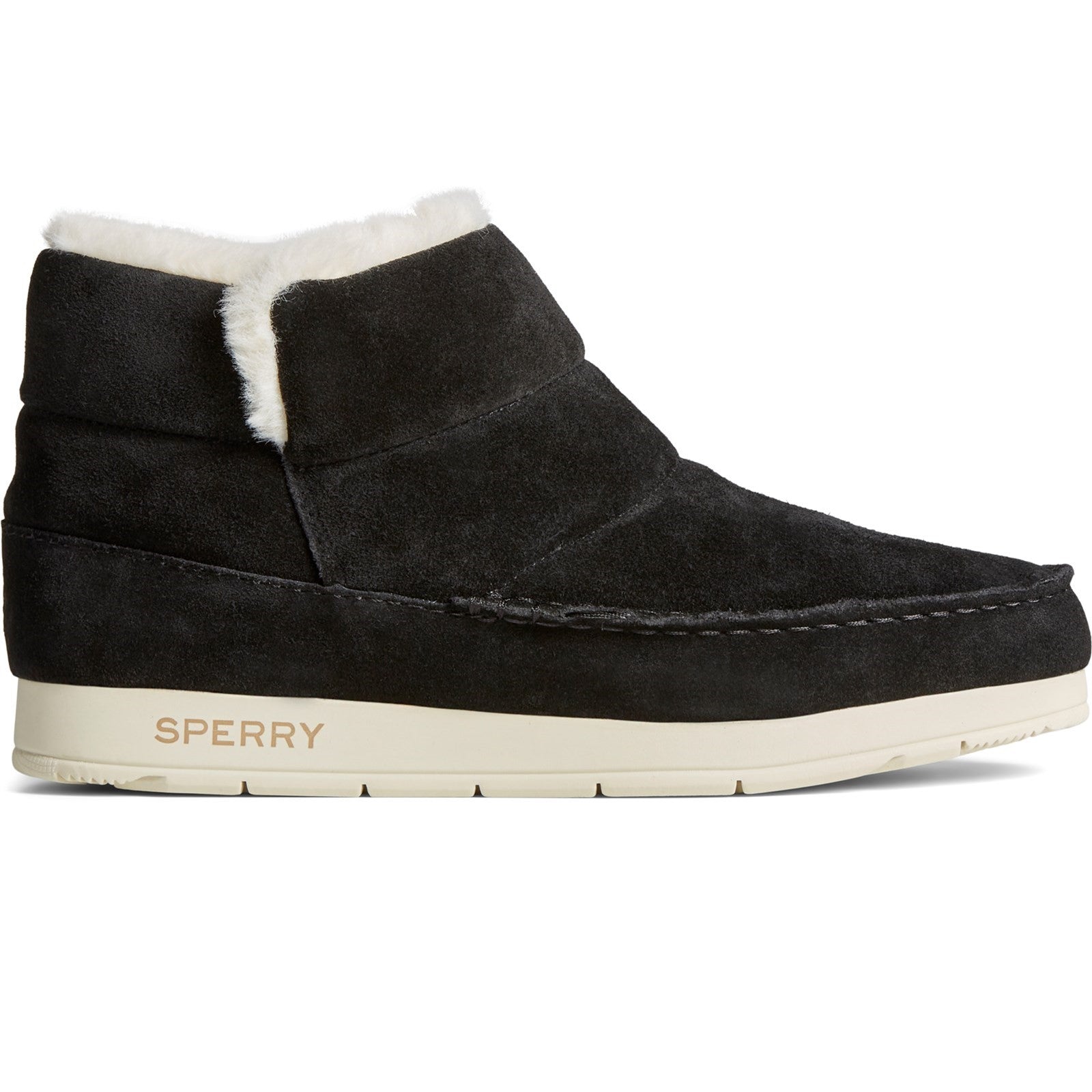 Moc-Sider Bootie Leather Shoe Black